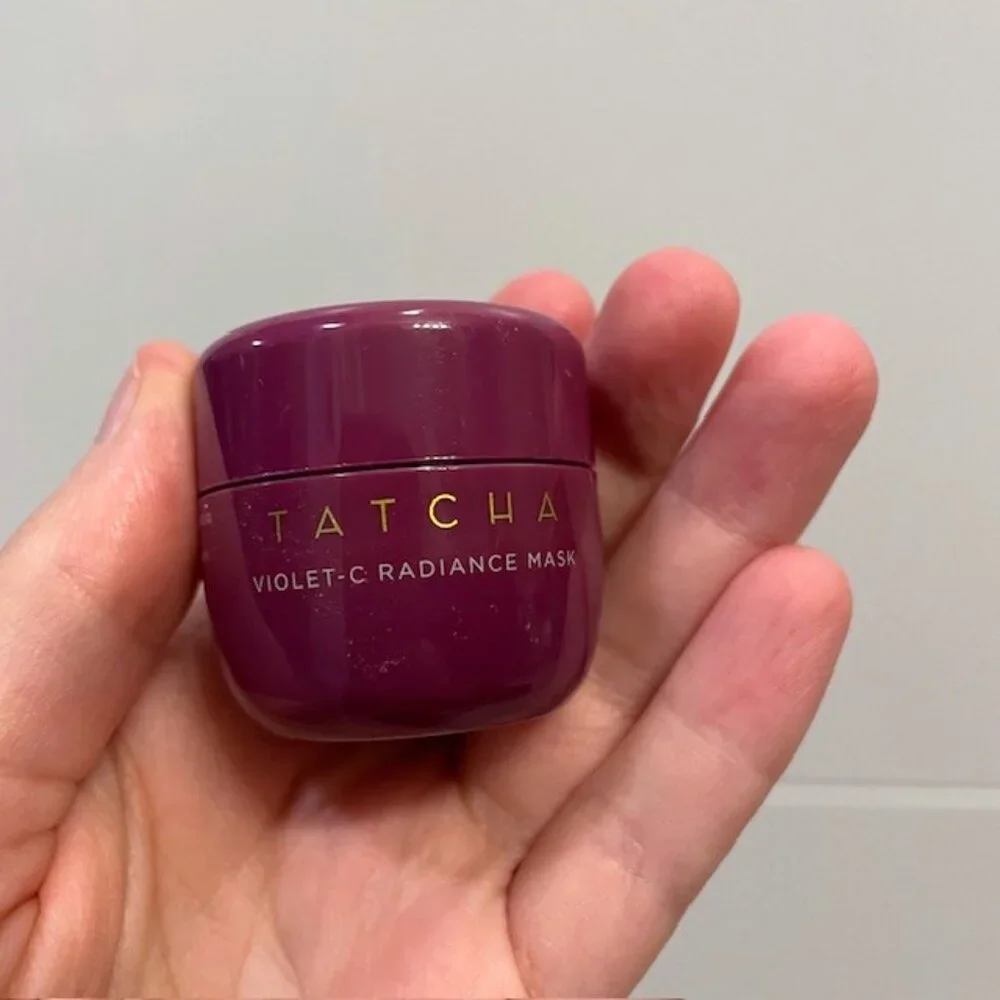 NEW Tatcha Skincare Bundle - Water Cream and Violet C Radiance Mask - 10 ml each